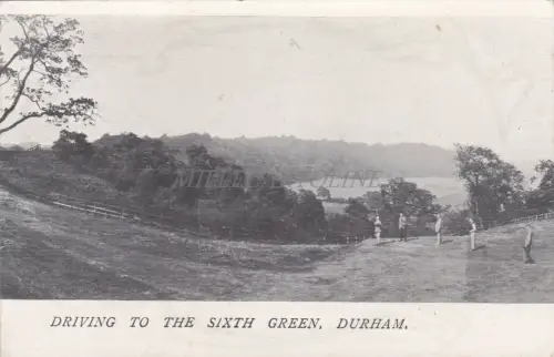 ENGLAND - Durham - Driving to the Sixth Green 1909