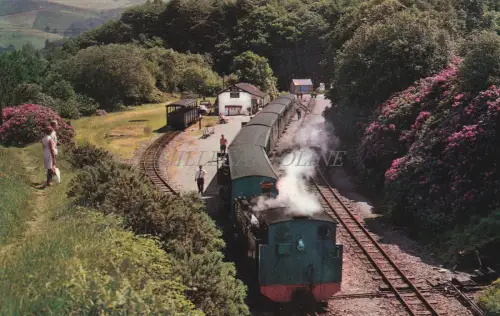 WALES - A Morning train ready to Return from Devil's Bridge - Vale of Rheidol