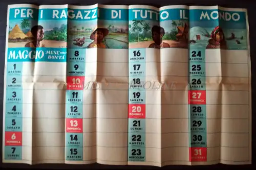 FÜR JUGENDLICHE AUS DER GANZEN WELT - Kalender beigefügt an 'Moderne Italienische Schule'