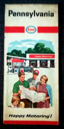 ESSO - Pennsylvania Happy Motoring Guide - Karten