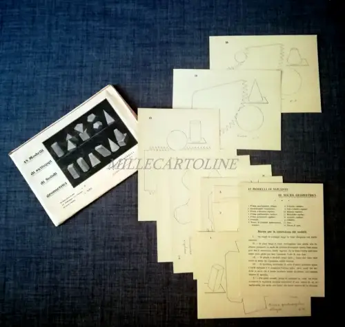 SIGNORELLI EDITORE - 15 Entwicklungsmodelle geometrischer Volumenkörper