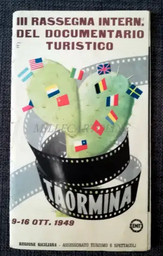 III RÜCKBLICK AUF DEN TOURISTISCHEN DOKUMENTARFILM - Faltbar - Taormina 1949