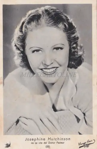 CINEMA - Warner Bros, Elah - No.22, Josephine Hutchinson in Vita del Dr. Pasteur