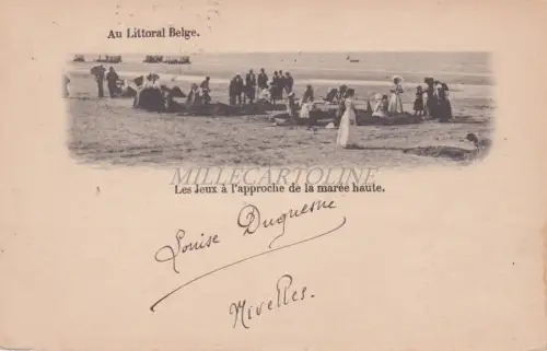 BELGIEN - An der belgischen Küste - Die Spiele bei Flut