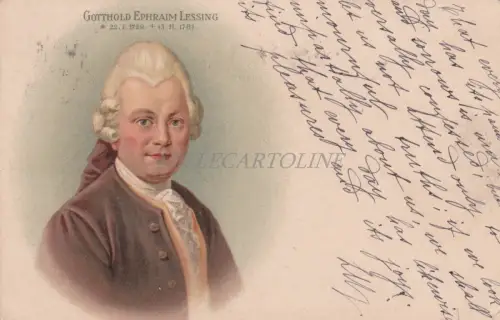 BERÜHMTE PERSÖNLICHKEITEN - Gotthold Ephraim Lessing 1902