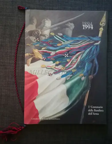 CARABINIERI KALENDER 1994 - 1. Jahrhundert der Flagge der Waffe