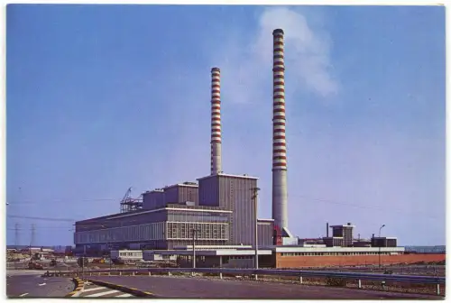 GRUSS, faltbar ENEL, thermoelektrische Anlage von La Casella (Piacenza)