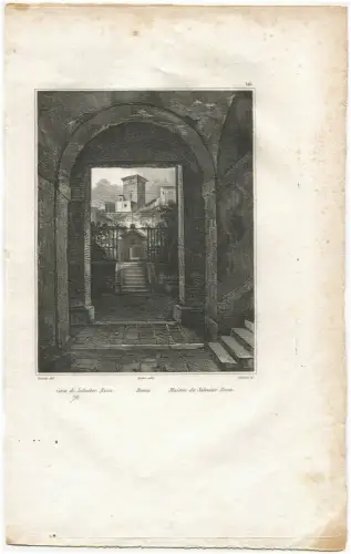 ROM, Haus Salvator Rosa, Druck Ende 800 m