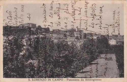 S. LORENZO IN CAMPO - Panorama ab Mittag 1939