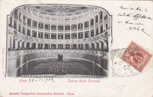 FANO - Teatro della Fortuna 1902