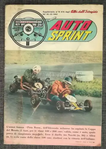 AUTO SPRINT - Pista Rossa Coppa Kart, Cané - N°876, 1962