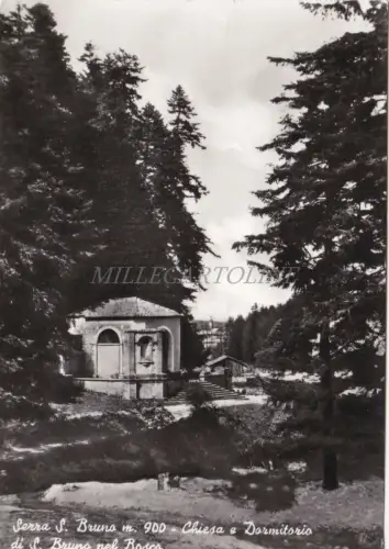 SERRA S. BRUNO - Kirche und Schlafsaal im Wald 1964