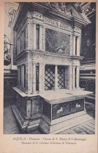 L'AQUILA - Umgebung, Kirche S. Maria di Collemaggio, Mausoleum S. Celestino