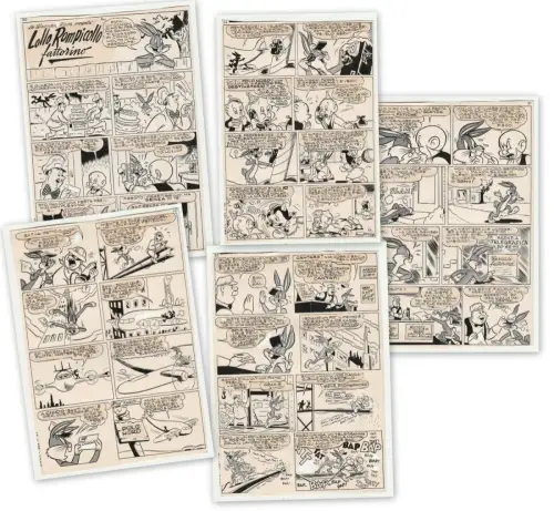 WARNER BROS Comics - Lollo Pollo (Bugs Bunny) Fattorino (am Nordpol) 1953