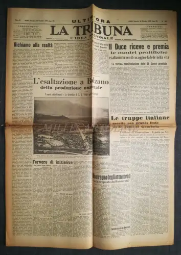 DIE TRIBÜNE - DIE NATIONALE IDEE - Der Herzog belohnt produktive Mütter 20-12-1936