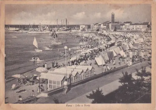 FANO - Lido e Porto 1952