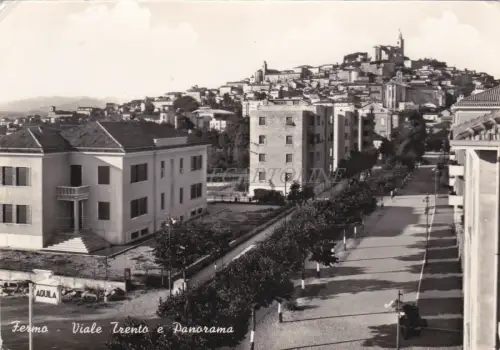 FERMO - Viale Trento e Panorama 1958