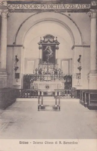 URBINO - Innenraum Kirche S. Bernardino