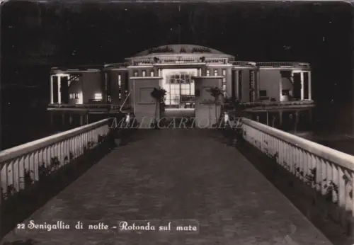 SENIGALLIA - Rotonda sul Mare di Notte 1955