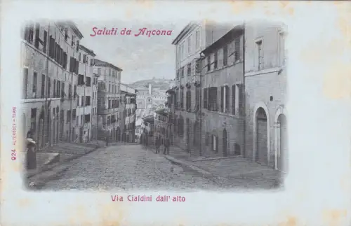 ANCONA - Saluti, Via Cialdini d'alto
