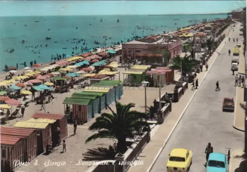 PORTO S. GIOGIO - Lungomare e Spiaggia 1962