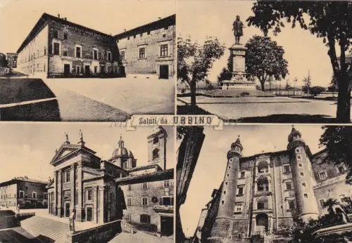 URBINO - Grüße, Ansichten 1956