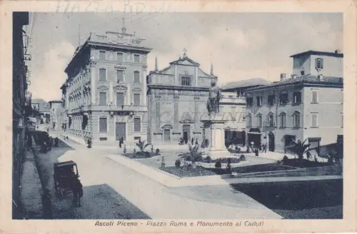 ASCOLI PICENO - Piazza Roma e Monumento ai Caduti 1940