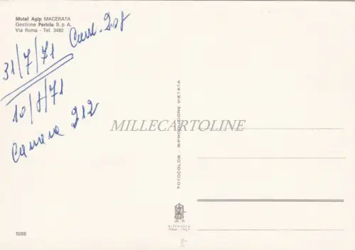 MACERATA - Motel AGIP