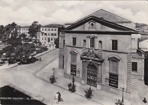 PESARO - Teatro G. Rossini - Foto Postkarte