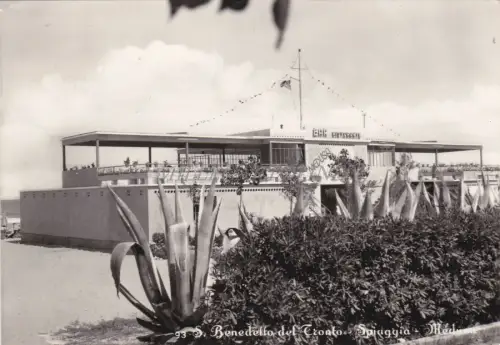 S. BENEDETTO DEL TRONTO - Spiaggia Medusa 1957