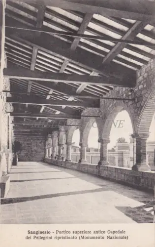 SANGINESIO - Antike obere Veranda Pilgerkrankenhaus