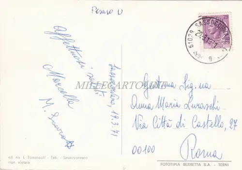 SASSOCORVARO - Panorama 1971