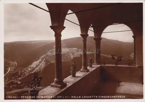 RAUPEN - Blick von der Loggetta aus dem 16. Jahrhundert - Foto Postkarte Campassi