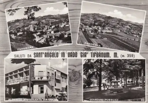 S. ANGELO IN VADO - Tifernum, Saluti, Vedute 1967