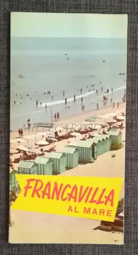 FRANCAVILLA AL MARE - ENIT Tourist Faltblatt mit Foto und Karte