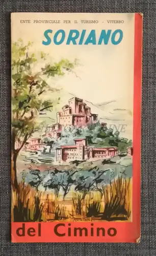CAPRAROLA SORIANO E PAYS DEL CIMINO - Illustrierter touristischer Faltblatt Maurer