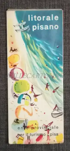 KÜSTE PISANO - Touristen-Faltblatt mit Fotos und Illustrationen