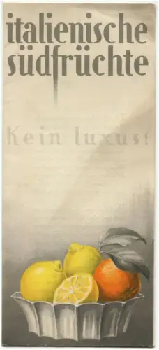 Klappbar, italienische Sudfrucht, Obst, Pflege Conf. Faschistische Bauern m