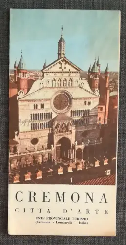 CREMONA & CREME - Touristen-Faltblatt mit fotoreicher Karte
