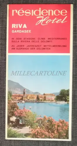 RIVA DEL GARDA - Prospekt Residence Hotel Riva Gardasee mit Foto und Grundriss