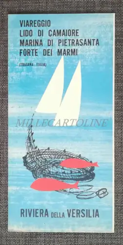 RIVIERA DELLA VERSILIA - Touristenbroschüre mit Foto