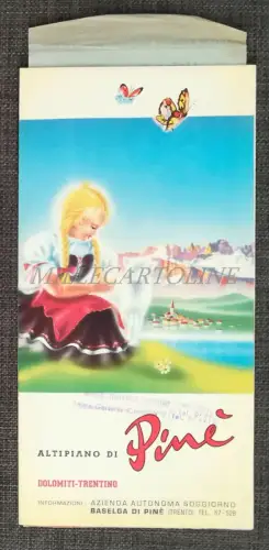 ALTIPIANO DI PINE' - Illustrierte Broschüre mit Fotos, Dolomiten