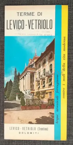 THERME DI LEVICO VETRIOLO - Bildbroschüre mit Fotos, Dolomiten