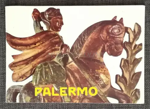 PALERMO - Schönes Touristenbroschüre mit Fotos und 6 Mini-Karten zum Abnehmen