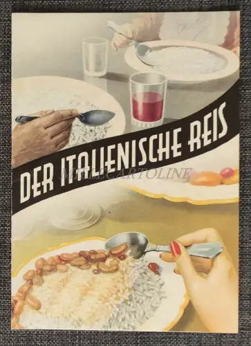 DER ITALIANISCHE REIS - Depliant in Tedesco sul Riso Italiano