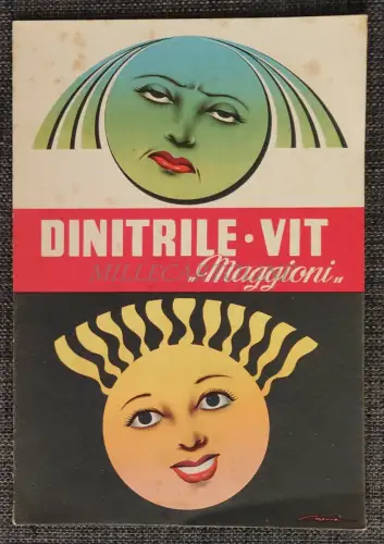 DINITRIL VIT MAGGIONI - Schönes illustriertes Prospekt