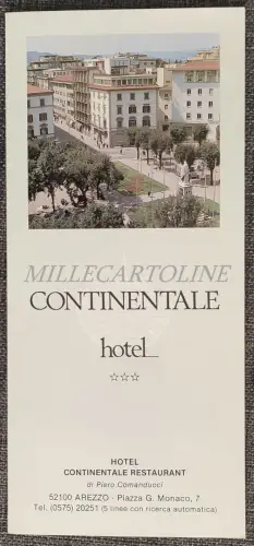 CONTINENTALE HOTEL AREZZO - Faltbar mit Foto