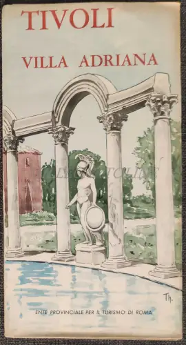 TIVOLI VILLA ADRIANA - Faltbar mit illustrierter Pflanze von L. Thurlow