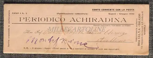 PERIODICO ACHIRADINA ANNO I N.2 - Neapel, Juni 1922
