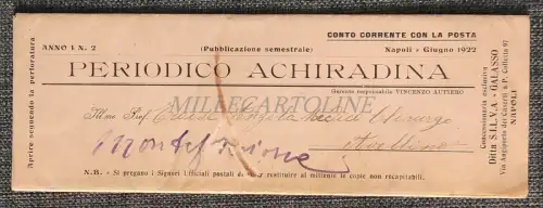 ZEITSCHRIFT ACHIRADINA JAHR I NR. 2 - Neapel, Juni 1922